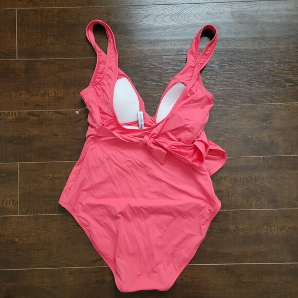 NEW Tommy Bahama One Piece Swimsuit Womens 16 Tie Wrap Beach Vacation Pool - Picture 4 of 9